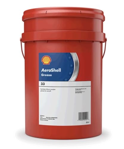 AeroShell Grease 33 Synthetic Airframe Grease MIL-PRF-23827Ty1/BMS3-33 - 37.5 lbs (17KG) Pail