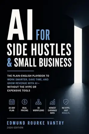 AI for Side Hustles & Small Business: The Complete Playbook to Start, Automate, and Grow