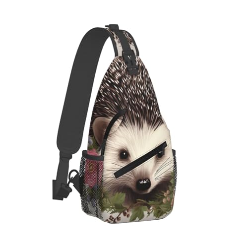 Bolso tipo Sling Negro para Mujer y Hombre miniatura 7