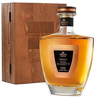 Mazzetti d'Altavilla - Grappa Moscato e Cortese Riserva "Gaia" 0,70 lt. Con Cassetta legno