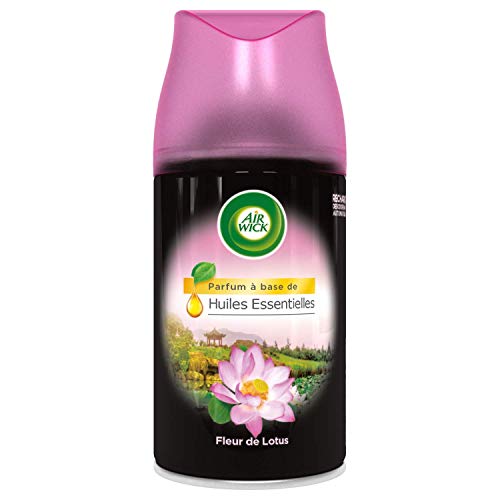 Air Wick Desodorisant Maison Recharge Diffuseur Freshmatic Max Rare Fleur de Lotus du Sichuan 250 ml