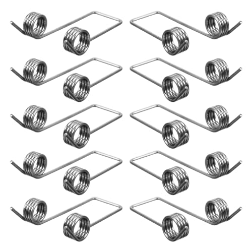 HOLIDYOYO Garbage Can Torsional Spring 6pcs Stainless Steel Material Easy Install for Trash Can Bucket Lid