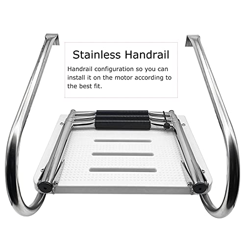 Échelle de plateforme de bain 3 étapes inox pour bateau - 6
