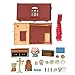 kvlidvo Koko's Cat Town DIY Miniature House Kit,Tiny House Cafes Building Kit,Dollhouse for 3 and up, Dollhouse Building Kit with Cats,Cat Toys Gift for Teens Kids Ages 3+