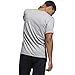 adidas Men's Badge of Sport Classic Tee, Medium Grey/Black, Medium