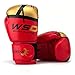 6 8 10 12 oz Formation Gants de Boxe pour Enfants Adulte Sanda Combat Gratuit Arts Martiaux Combat Fitness Gym entraînement Muay Thai-Gants,Rouge,6OZ