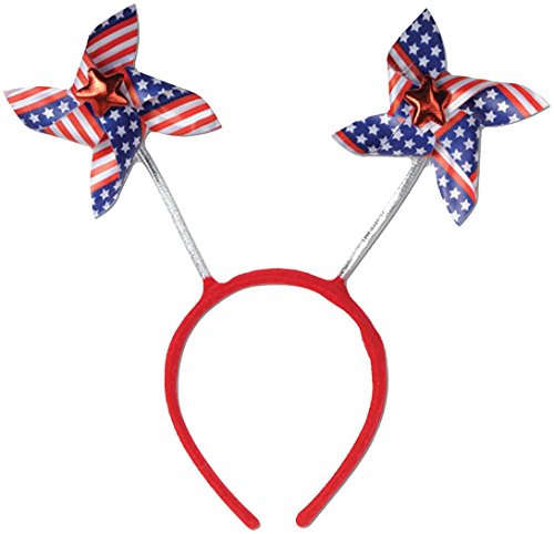 Patriotic Pinwheel Boppers (stars & stripes design) Party Accessory (1 count) (1/Pkg)