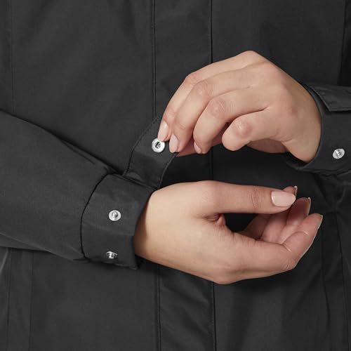 Helly Hansen Damen Jacke W Aden Long Jacket, Schwarz, M, 62648