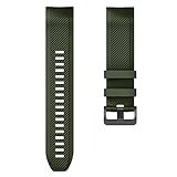  Correa de reloj de 22 mm de ancho compatible for relojes inteligentes Samsung Gear S3 Frontier/Classic/Galaxy Watch 46 mm/Huawei Watch GT 46 mm/Ticwatch Pro/S2/E2 ( Color : Army green , Size : 22mm ge