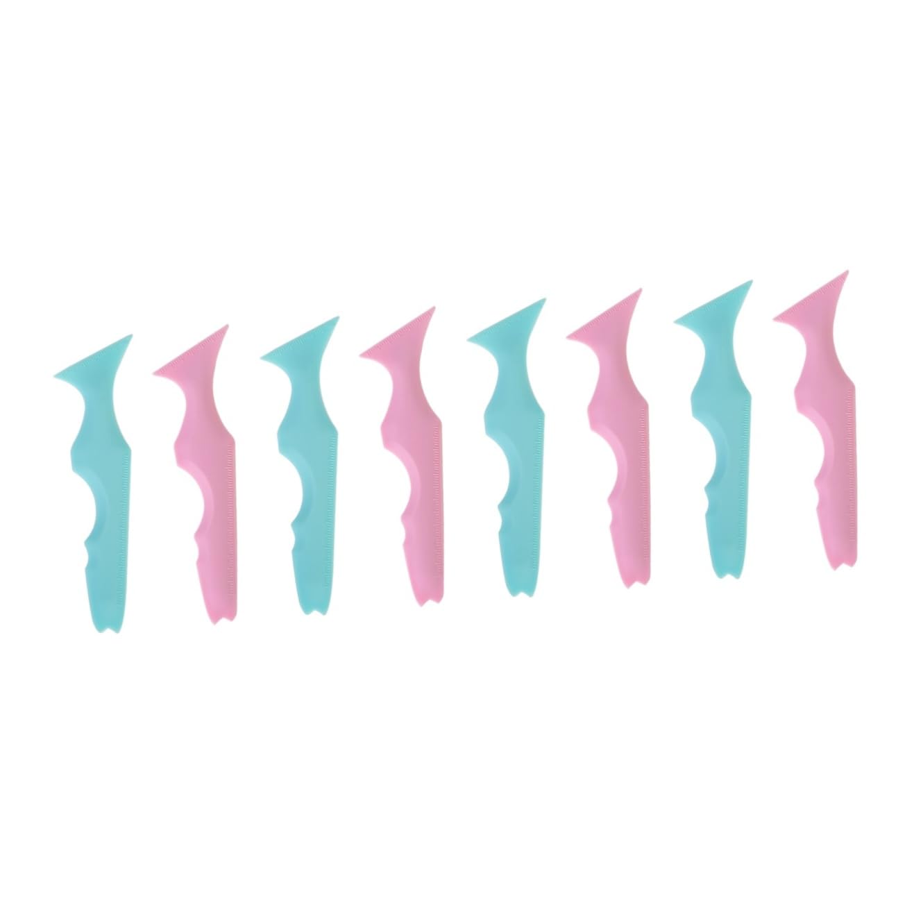 Baluue 8pezzi Stencil Silicone Per Eyeliner Makeup Per Per e Ragazze Multifunzionale Per Eyeliner e Ombretto Facile Usare e Novizi