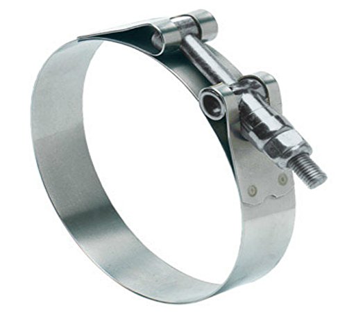 Ideal Tridon 1-5/8 in. 1-7/8 in. 163 Silver Hose Clamp with Tongue Bridge Stainless Steel Band