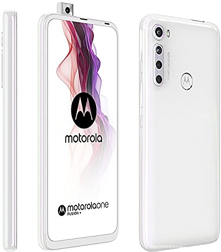 Motorola One Fusion+ Dual-SIM 128GB ROM + 6GB RAM (GSM Only | No CDMA) Factory Unlocked 4G Smart Phone (White) - International Version
