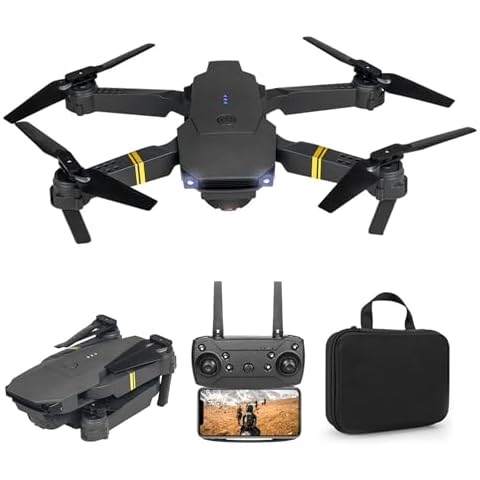 Skyhawk Drone with Camera | Quadcopter Drones for Kids, drone for adults, beginner drone and pros | HD pictures and videos, foldable, silent, 30 MPH Cover