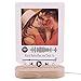 Lampada Spotify luce led personalizzata con foto e codice spotify base legno multicolore usb