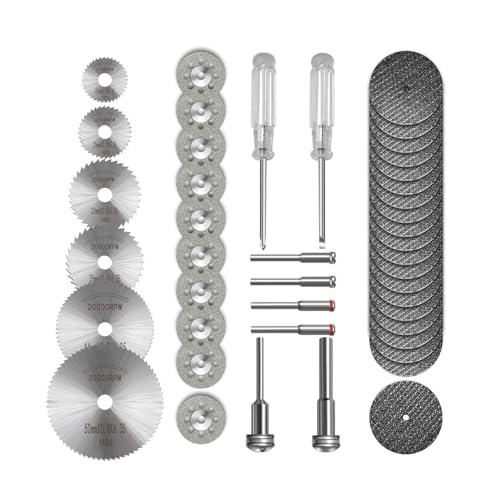 Dremel Cutting Discs for Rotary Tool - 36pcs Diamond Cutting Wheels Plastic Metal Cutting