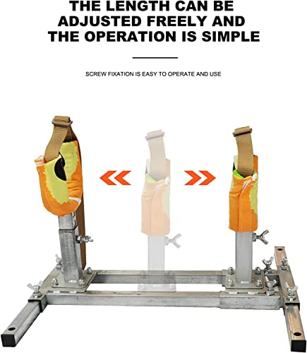 Sonorphine Suporte para criação de cães de aço inoxidável, altura e comprimento, suporte fixo para a