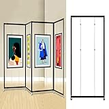 Resistente: Diseñado para soportar objetos pesados, este soporte plegable y móvil proporciona un soporte fiable para sus obras de arte y materiales promocionales, permitiéndole exhibir sus productos con confianza.