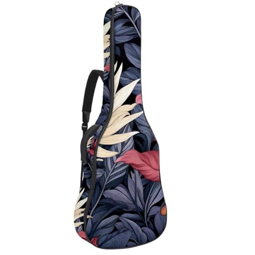 Sac pour guitare étanche à fleurs idéal pour répétitions et cours de musique