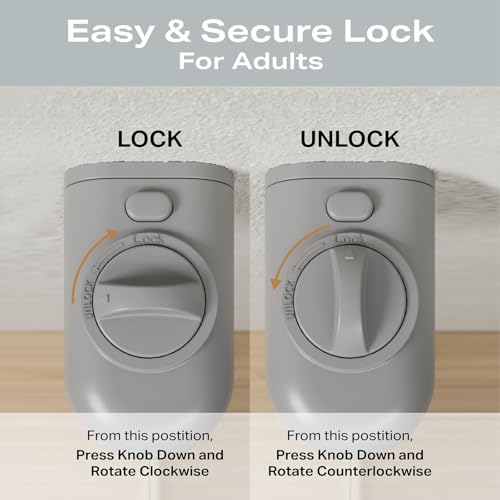 Cumbor 55" Wide Retractable Baby Gates for Doorways, Mom's Choice Award - Mesh Dog Gate for The House, One-Hand Opening Safety Child Gates for Stairs, Pet Puppy Fence Indoor & Outdoor, Gray - Image 6