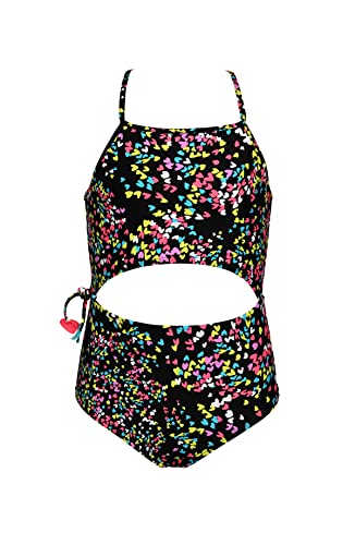 Image of Hobie Girls Cutout One Piece Swimsuit