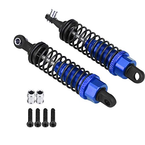 VGEBY1 Shock Damper Absorber, Aluminum Front Rear Shock Damper Absorber for FS 1/18 RC Truck Remote Control Part Accessory(Dark Blue) - Image 2