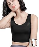 [MayCherry] 和装ブラ レディース ブラジャー 大きい胸つぶしブラ 胸を小さく見せる Eバストを自然に潰す 改良加圧美しいシルエットに ナベシャツ メッシュ素材 蒸れにくい 伸縮性 浴衣ジェンダーレス インナー (JP, アルファベット, 3XL, ブラック)