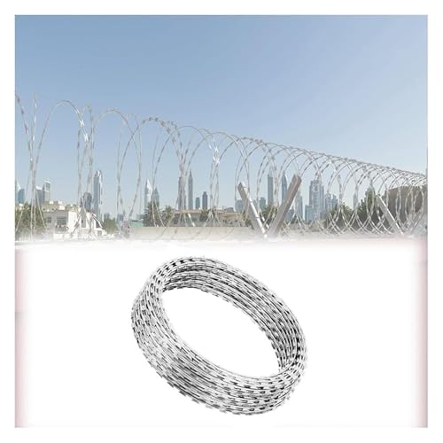 Alambre de púas, Bobinas de malla alambre púas acero galvanizado, cercas estilo acordeón