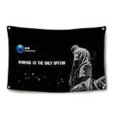 Kanye Rapper Flag for Room 3×5 Feet Funny Flag Banner Winning Is The Only Option Wall Hanging Decor for Bedroom College Dorm Room Decor