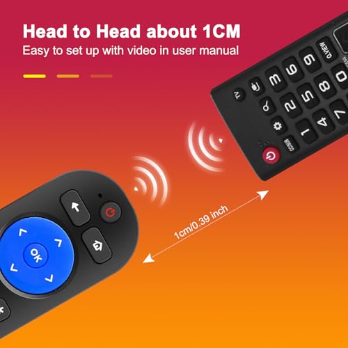 Télécommande de rechange programmable Roku Express et TV Vizio pack de 2