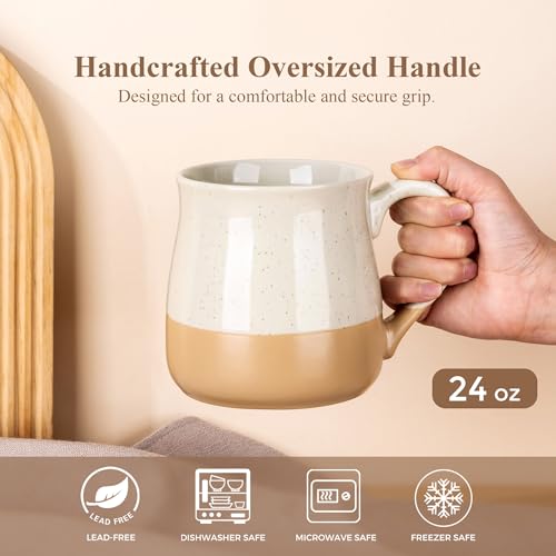 Set de 4 Mugs de Cerámica de 24 oz GBhome miniatura 2