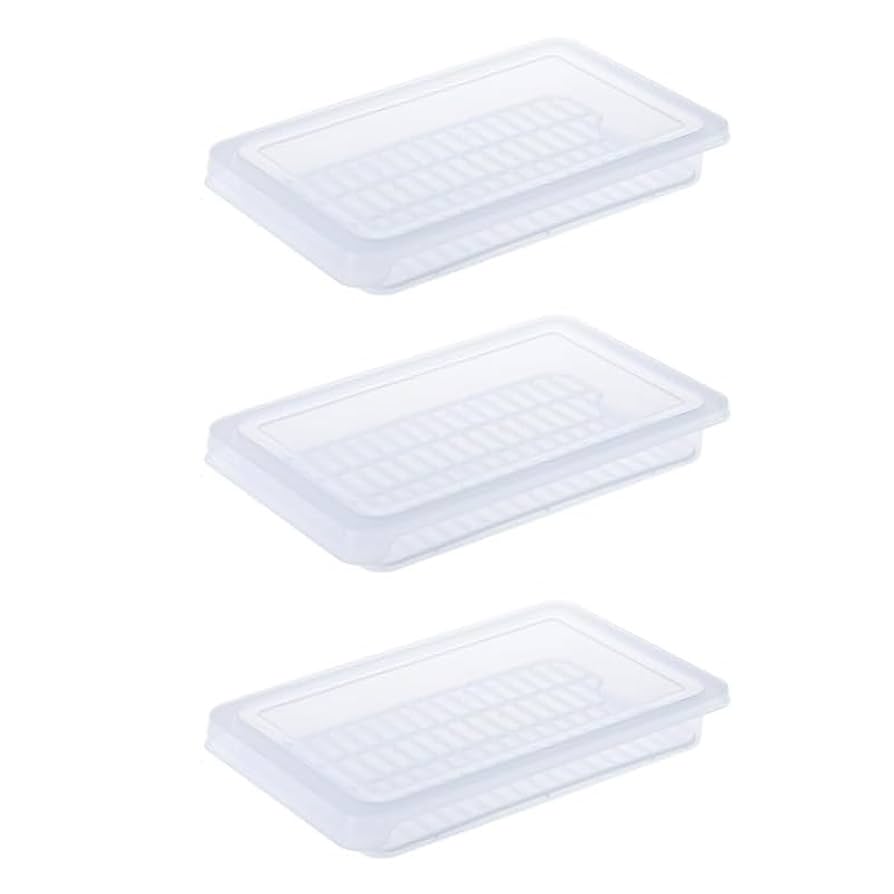 ステンレス保存容器 蓋付き 餃子バット長方形　本体９枚　蓋９枚 ステンレス保存容器 蓋付き 餃子バット長方形 本体9枚 蓋9枚