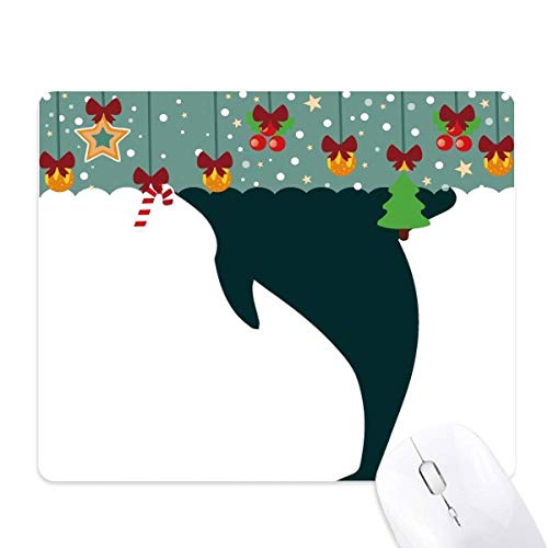 Tapis de souris antidérapant Blue Ocean dauphin en caoutchouc naturel