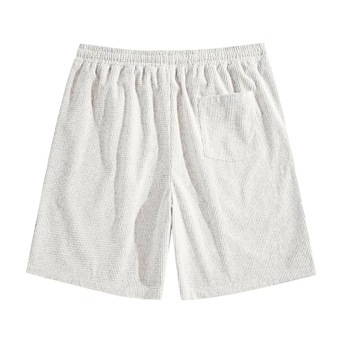Short homme décontracté coupe ample avec cordon de serrage pour l'été - 4