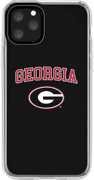 Skinit Clear Phone Case Compatible with iPhone 11 Pro - Officially Licensed University of Georgia Bulldogs Logo Design