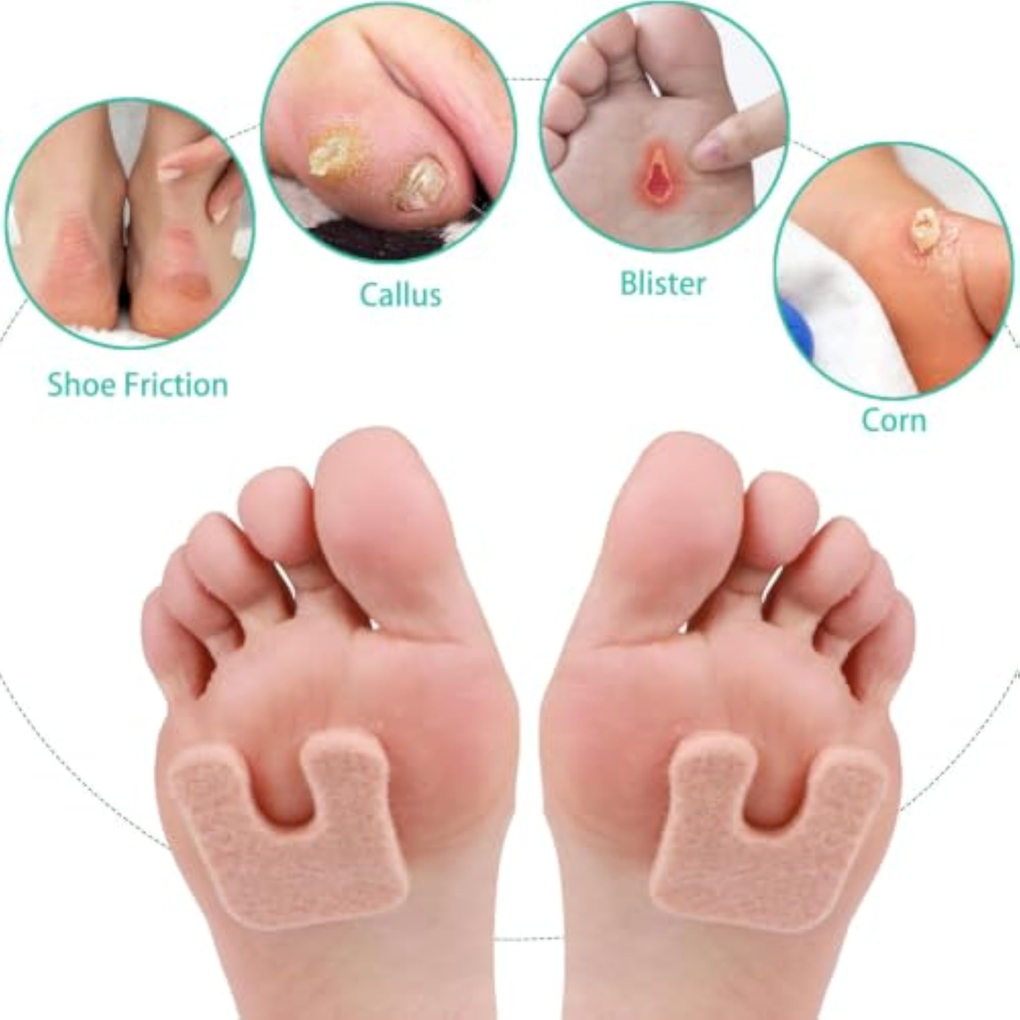 10 PCS Foot Pads for Runners and Hikers, Cushions for Outdoor Walking