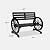 Best Choice Products 2-Person Wooden Wagon Wheel Bench for Backyard, Patio, Porch, Garden, Outdoor Lounge Furniture w/Rustic Country Design, Slatted Seat and Backrest - Black