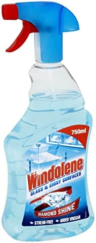 Windolene Window Cleaner Spray, Glass & Shiny Surfaces 750ml, Pack of 3