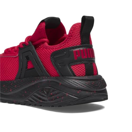 Image of PUMA Unisex-Child, Pacer 23 Speckle, for All Time Red-PUMA Black, Big Kid, 7