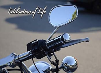 Paperback Celebration of Life: A Motorcycle Memorial Service Guest Book, Book