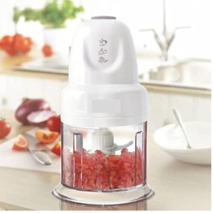 Eclectic Home Mini Vegetable Chopper Turbo With 2 Blades White