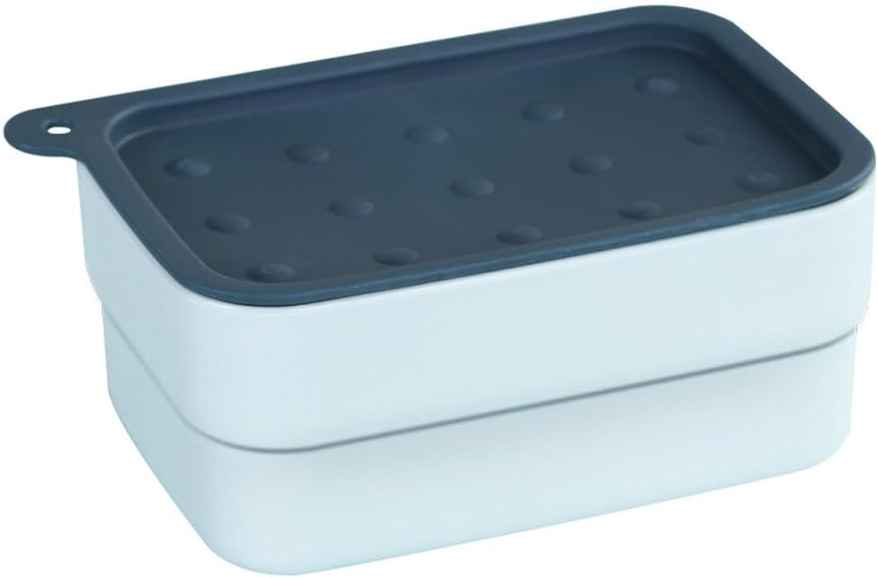Bathroom Soap Holder Wall Soap Box with Lid Bathroom Soap Dish Boxes for Soap(D)