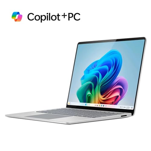 Image of Microsoft Surface Laptop 7 Copilot+ PC, 13.8 inch HDR Touchscreen, 10-Core Qualcomm Snapdragon X Plus, Qualcomm Adreno GPU, 16GB RAM, 512GB SSD, WiFi 7, Backlit, 11-in-1 Hub, HDMI Cable, Win 11, Platinum