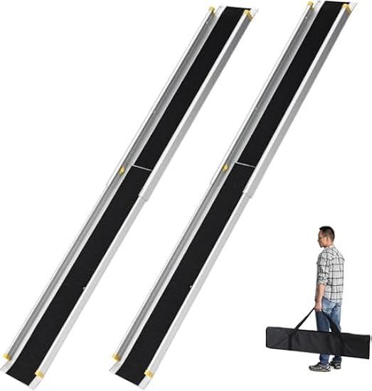 （Garvee） 車椅子 スロープ 伸縮 106cm~182cm アルミスロープ ガービー（Garvee） 車椅子 スロープ 伸縮 106cm~182cm アルミ