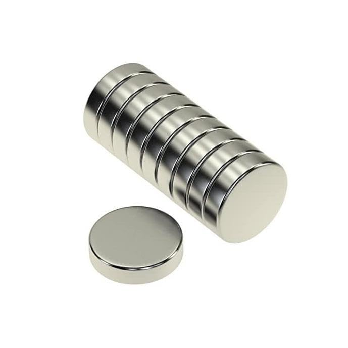 Ø20x5 mm Neodyum Mıknatıs - Yuvarlak, Güçlü (4 Adet)