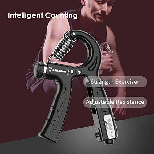 de mão Resistência ajustável Hand Grip Strength Trainer Dedos Pulso Antebraço Exercitador Equipament