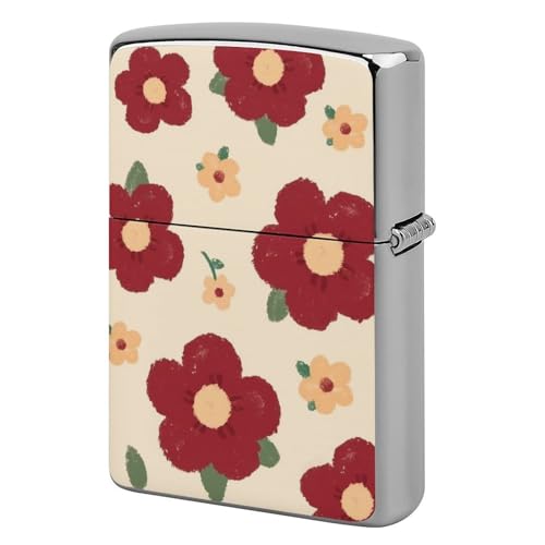 ライターケース ZIPPO/ジッポー兼用ケース 花柄 ジッポライターカバー 互換性のある 軽量 おしゃれ 両面プリント メンズ レディース 贈り物