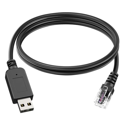 Radar Detector Cable, USB to RJ11 Plug Cable,Replacement Radar Detectors Power Cable for Escort MAX 360 Uniden R1 R3 R4 DFR8 DFR9 Passport 9500i Radenso XP Beltronics STI Radar Detector(RJ11-3.3ft)