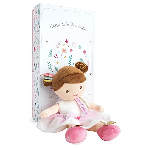Doudou et Compagnie - Muñeca de paño para niña - Muñeca Tejido Constance - 30 cm - Ombelline - Demoiselle Princesse - DC3533