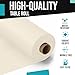 Party Solids Ivory Plastic Table Cover Roll 40