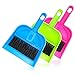 COLLBATH Keyboard Cleaning Brush 3 Sets Small Broom Dustpan Broomstick Clean Plastic Small Dustpan Sweep Cleaning Tools